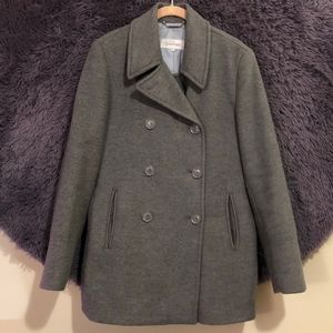 Classic Calvin Klein Wool Peacoat